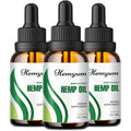 Hemyum hemp oil drops front view bottle and packaging