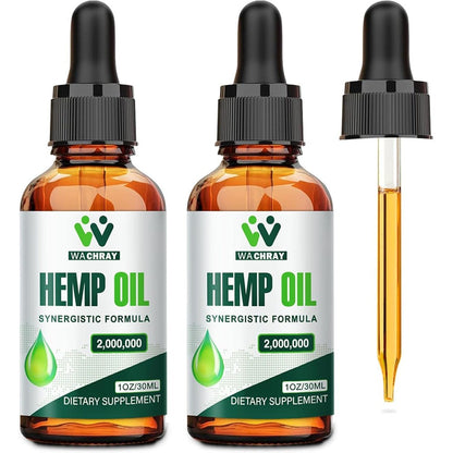 Wachray Hemp Oil Extract Synergestic Formula 2 Pack front view