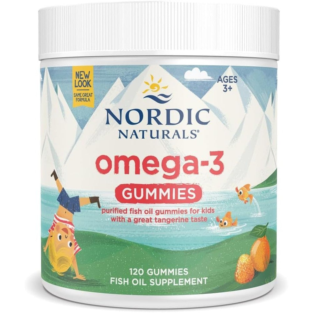 Nordic Naturals Nordic Omega 3 Gummies front view bottle