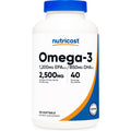 Nutricost Omega 3 Fish Oil front view bottle packaging