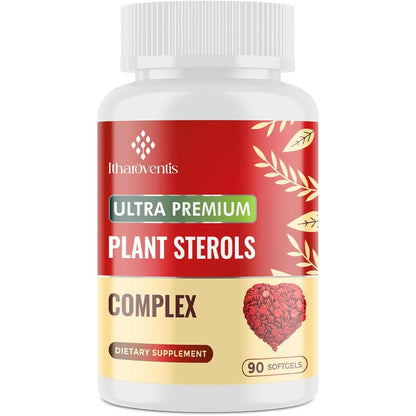Itharoventis Cholesterol Support 90 Softgels front view bottle for cardiovascular health
