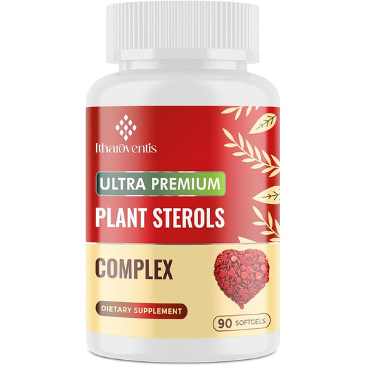 Itharoventis Cholesterol Support 90 Softgels front view bottle for cardiovascular health