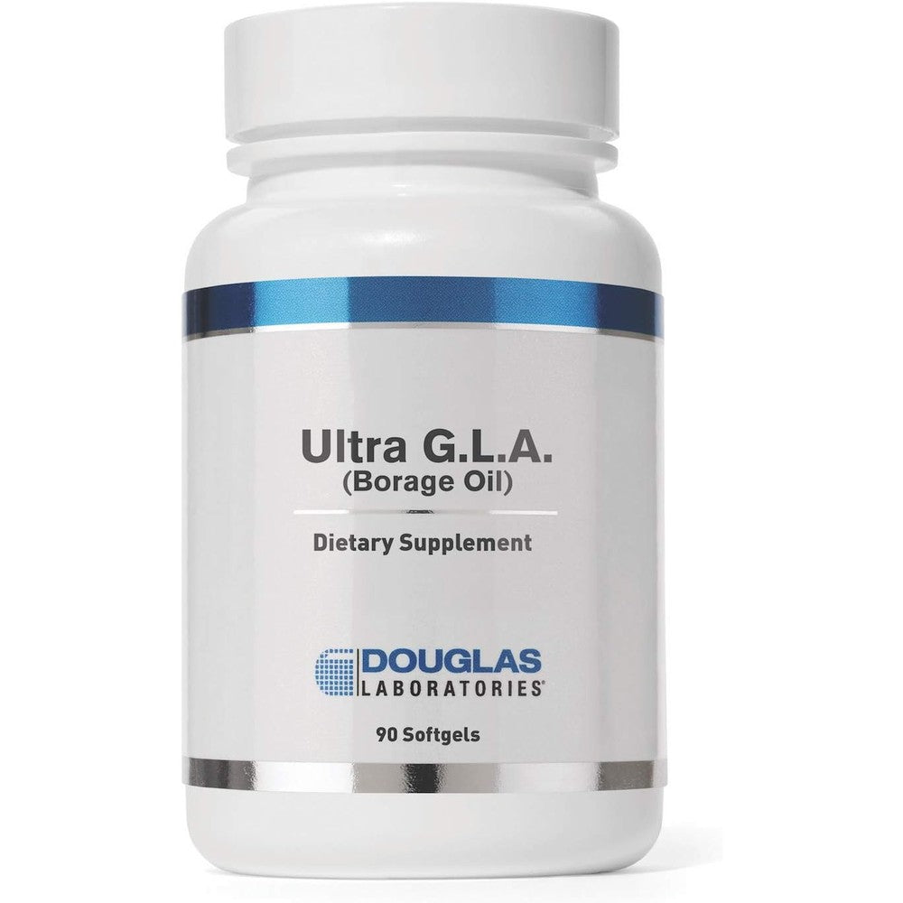 Douglas Laboratories Ultra GLA Borage Oil 90 softgels front bottle view