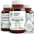 Natural Nutra Borage Oil front view bottle packaging