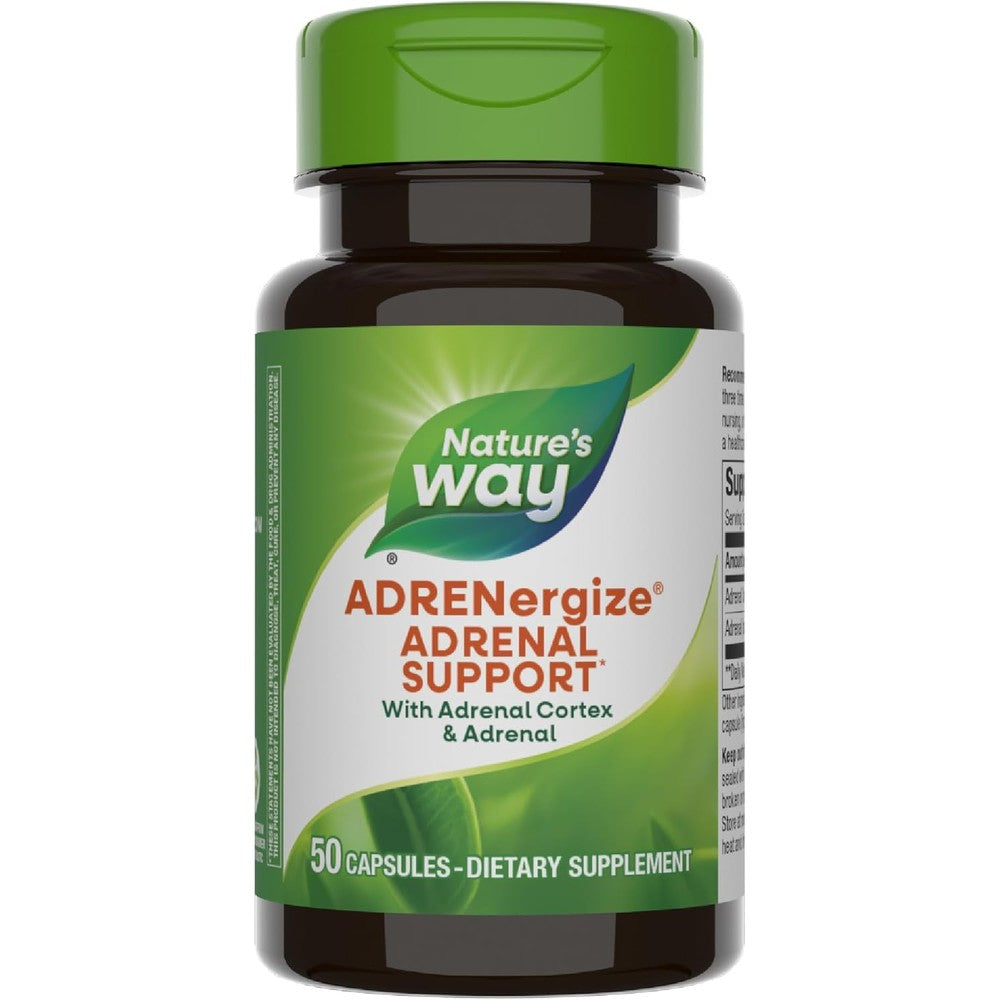 Nature's Way Adrenergize Adrenal Support bottle front view