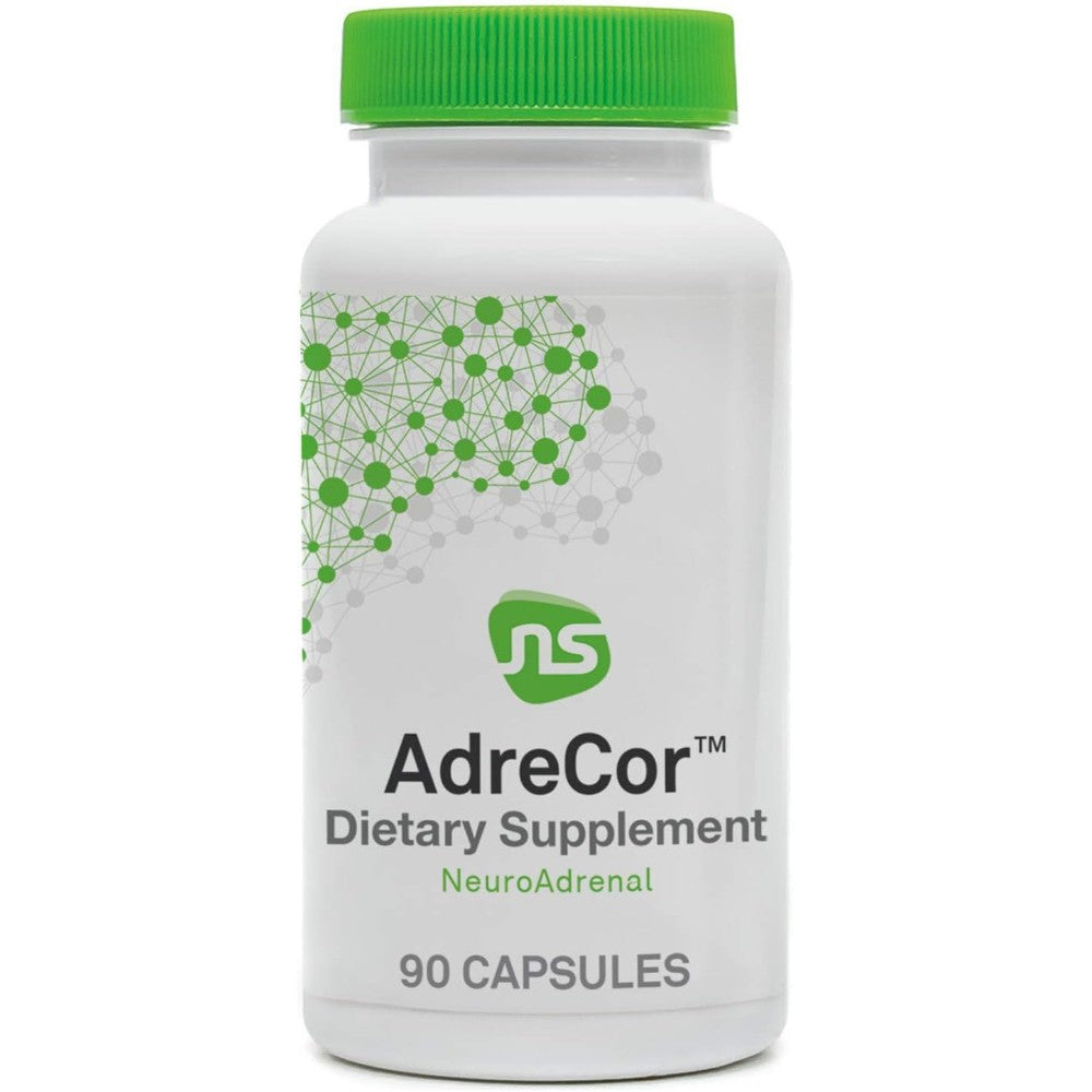 NeuroScience AdreCor 90 Capsules front bottle view supplement