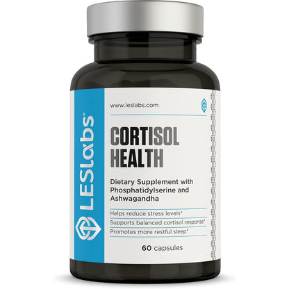 LES Labs Cortisol Health 60 Capsules bottle front view for stress relief