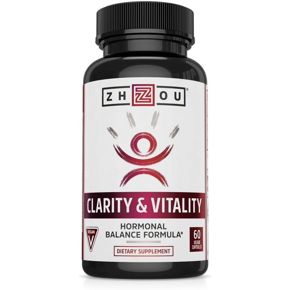 Zhou Clarity And Vitality DHEA supplement bottle front view