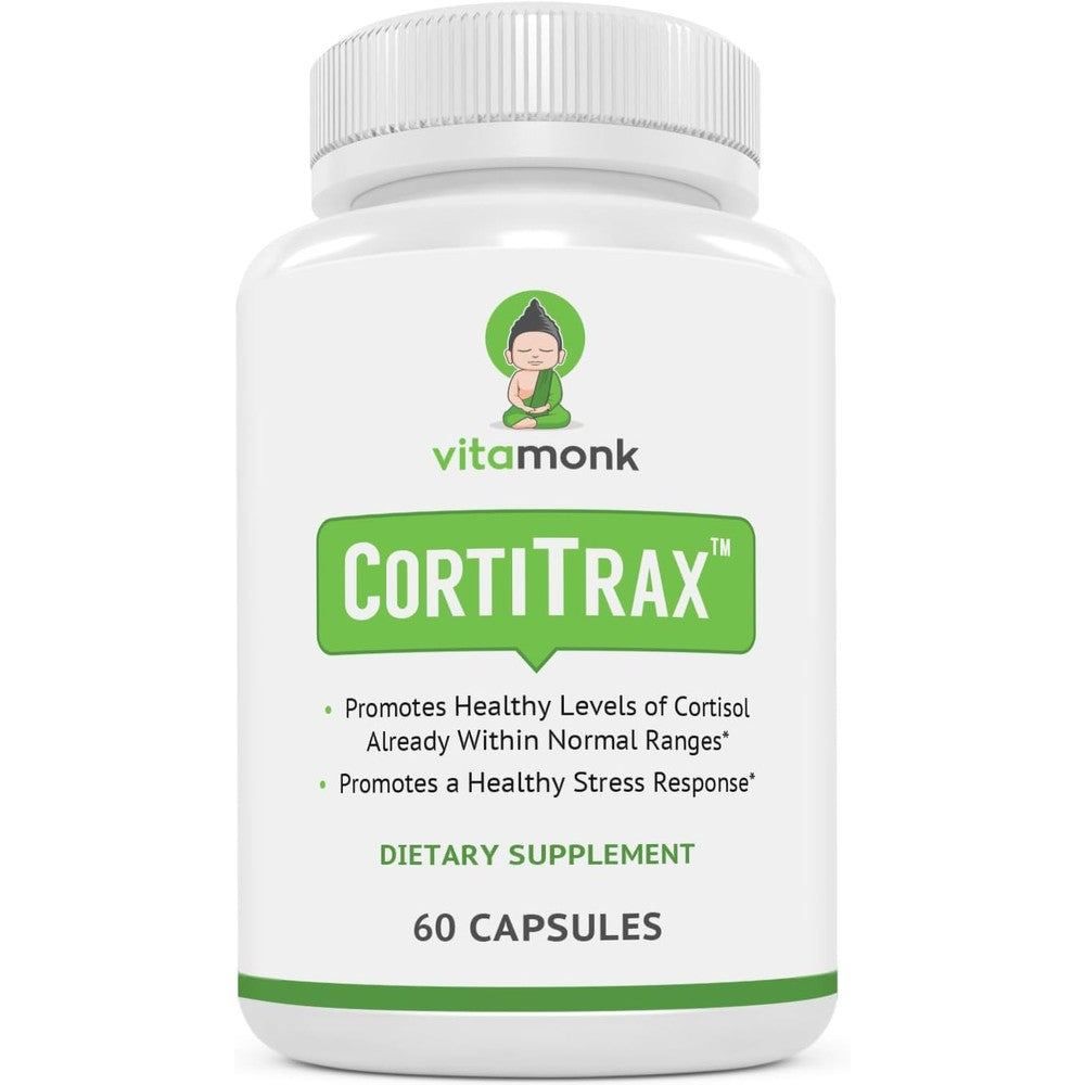 VitaMonk CortiTrax front view bottle packaging