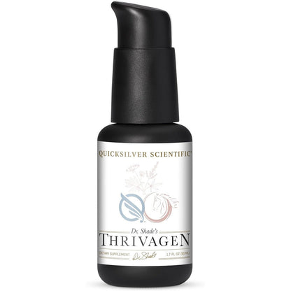 Quicksilver Scientific Thrivagen 1.7 fluid ounce bottle front view for women's hormone support.