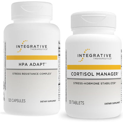 Integrative Therapeutics Cortisol Manager HPA Adapt bundle front view for stress relief
