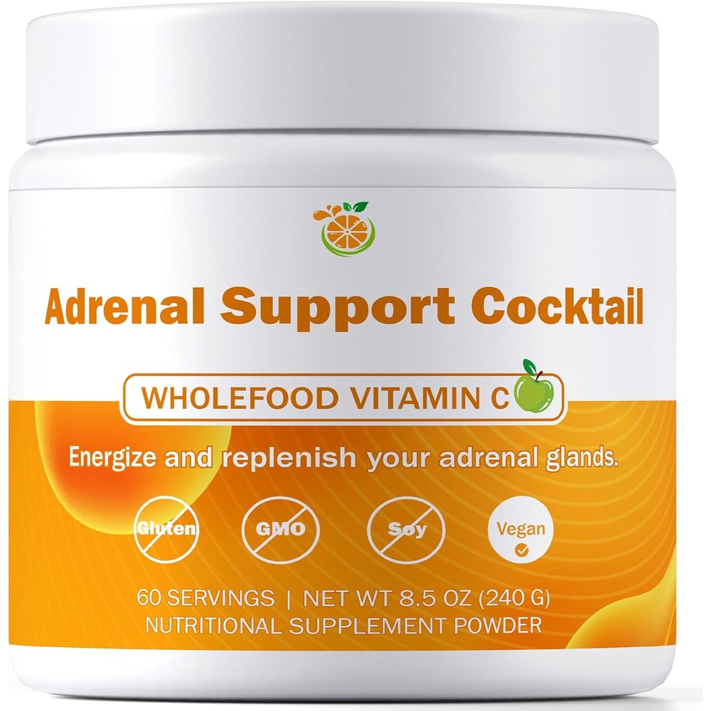 Jigsaw Health adrenal support cocktail powder jar front view