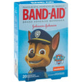 Band-Aid Paw Patrol sterile adhesive bandages 20 count front box view