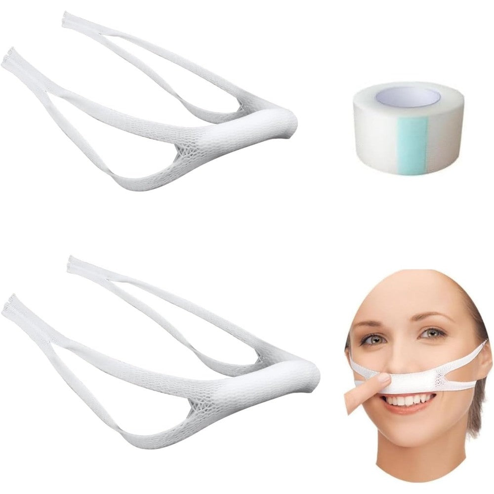 Xueshengjing Elastic Nose Bandage front view with ear loops