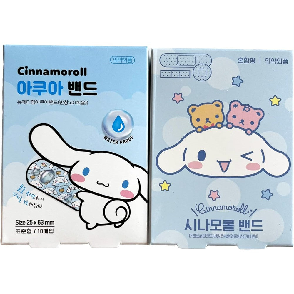 Florian Kitty Friends Cinnamoroll Bandages 22 count box front view sterile first aid
