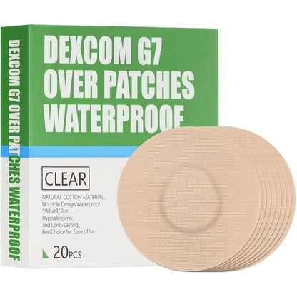 DFWWF Dexcom G7 Adhesive Patches front view pack of 20