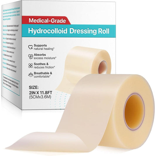 PFDGRVI Hydrocolloid Tape Roll front view medical grade dressing