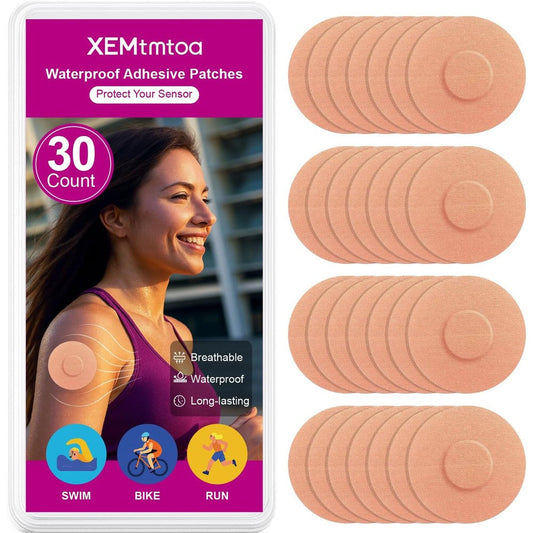 ANGTICS CGM sensor patches front view waterproof adhesive covers