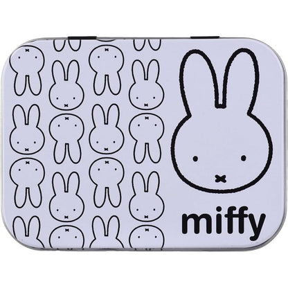 Mevsim Store Miffy Kids Bandages front view of white metal storage tin