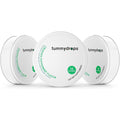 Tummy Drops Fresh Crushed Peppermint 3 Tin Pack front view for nausea relief.