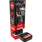 Prifa Coffee Tablets front view of espresso pocket coffee tins