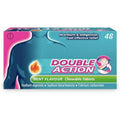 HealthAZ Double Action Mint Flavor Chewable Tablets 48 count front view for acid reflux relief.