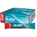 Clif Bar Bloks Tropical Punch Caffeine Energy Chews 18 pack front view
