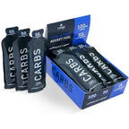 Carbs Fuel Caffeinated Original 50g Energy Gel front view showing 50 grams carbohydrate count.