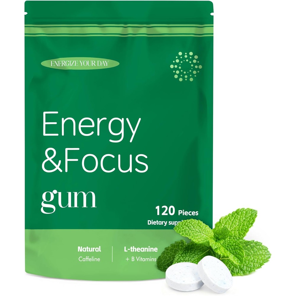 Crobirware Energy and Focus Spearmint Mints front packaging for nootropic energy.