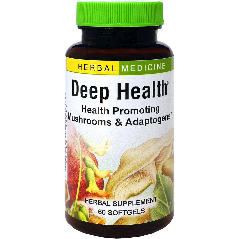 Herbs Etc. Deep Health 60 Softgels front view authentic adaptogen supplement