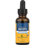 Herb Pharm Certified Organic Bacopa Liquid Extract front bottle view for brain support