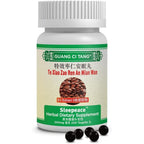 Guang Ci Tang Sleepeace Te Xiao Zao Ren An Mian Wan bottle front view for herbal sleep support.