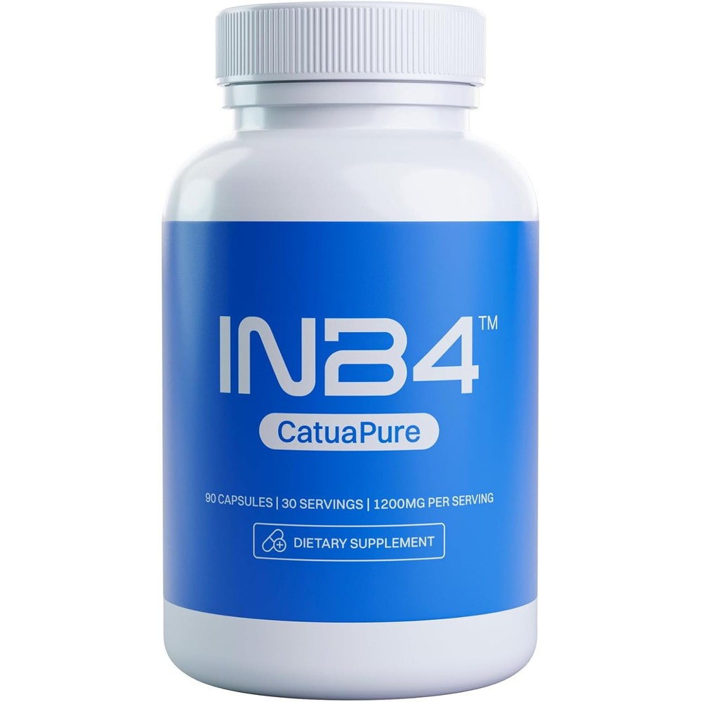INB4 CatuaPure Catuaba Bark Extract front bottle view for energy support