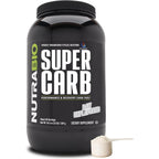 NutraBio Super Carb unflavored carbohydrate powder for workout performance