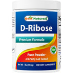Best Naturals D-Ribose Powder bottle for cellular energy support