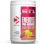 Dymatize Nutrition Energyze Pre Workout Strawberry Lemonade front view bottle