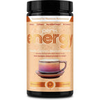 Perk Energy Original Vanilla Caramel Steamer powder tub front view for morning energy.