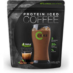 Chike Nutrition Triple Shot Espresso and Cream Protein Iced Coffee 15.8 Ounce bag front view