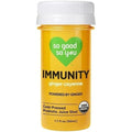 So Good So You Organic Immunity Ginger Cayenne Probiotic Shot front view for immune support.