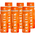 Kenetik Ketone Shots Tangerine 6 Pack front view for daily focus.