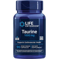 Life Extension Taurine 1000 mg 90 vegetarian capsules front bottle view