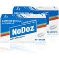 NoDoz Maximum Strength 200mg caffeine caplets front packaging for mental alertness.