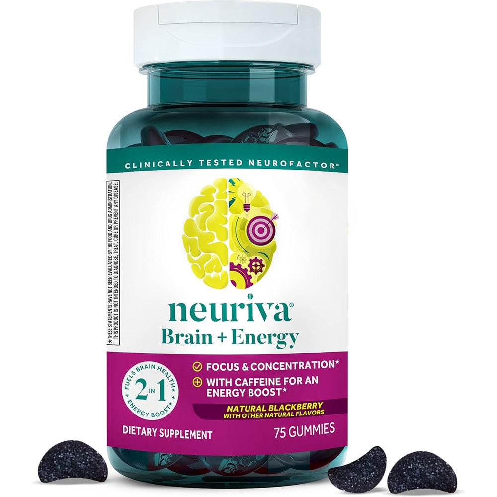 Neuriva Brain Energy 75 Gummies best brain nutrition supplements