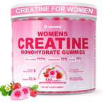 LanranBee Creatine for Women with Collagen bottle front view for muscle strength.