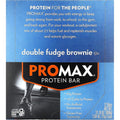 Promax High Protein Energy Bar Double Fudge Brownie 12 pack front view