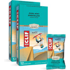 CLIF Bar Cool Mint Chocolate Energy Bars 24 Count front view protein chocolate