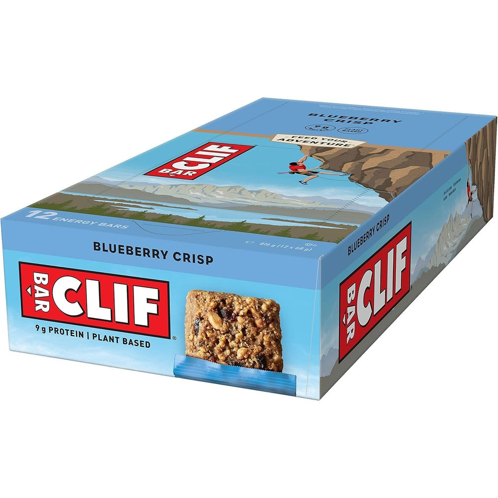 CLIF BAR Chocolate Chip Energy Bar front view organic oats snack