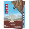 CLIF BAR Chocolate Brownie Energy Bars 12 Pack front view organic oats protein snack