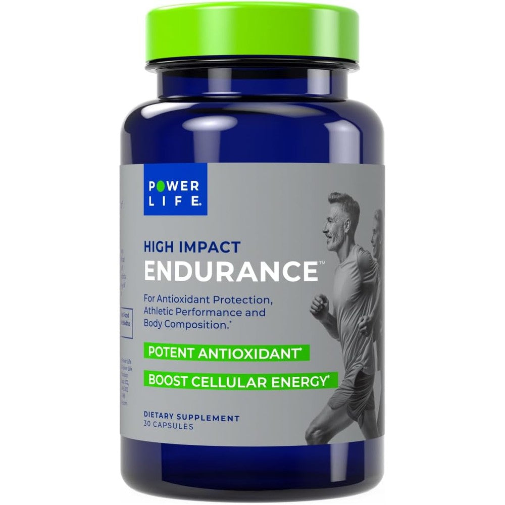 POWERLIFE High Impact Endurance bottle front view athletic supplement