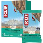 CLIF BAR Cool Mint Chocolate 10 Pack front view energy protein bars
